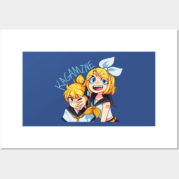 Rin and Len! Wall Art by Probablynotsam